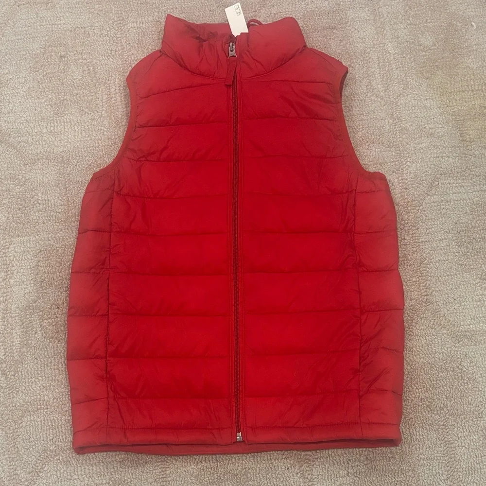 Amazon Essentials Kids Cherry Red Puffer Vest